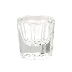 Godet manucure en verre