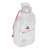 Grand pochon transparent Bleu Libellule 17 x 35cm