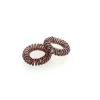 Hair ring Set x3 Marron métallisé