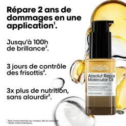 Huile Bi-Phase Réparatrice – Réparation, brillance et protection / 30ml
