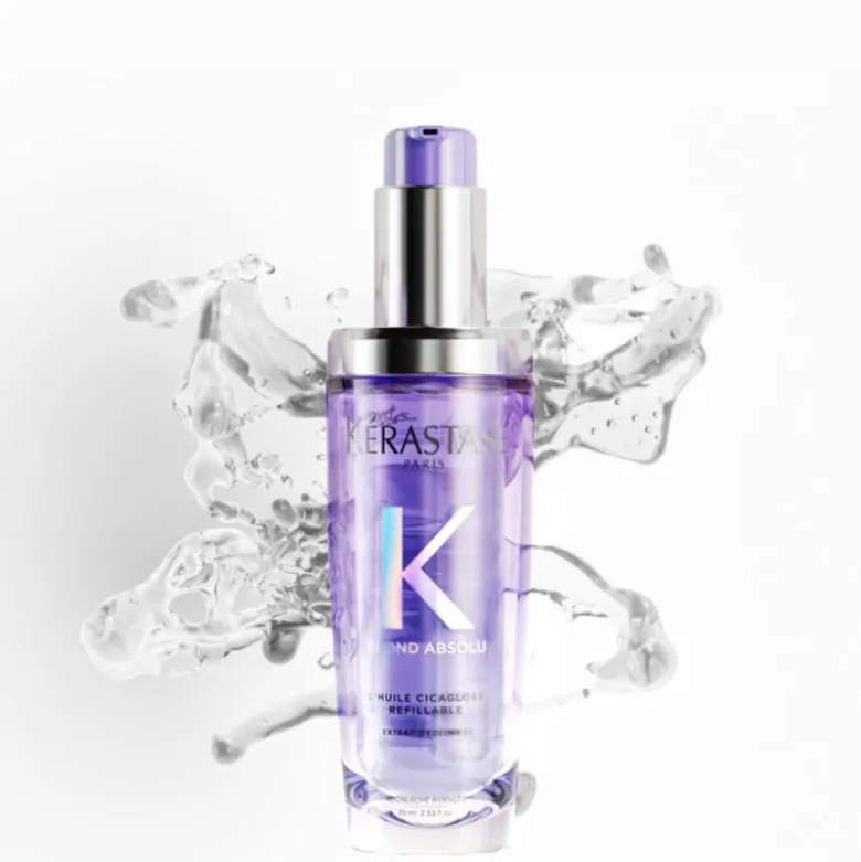 Huile cheveux blonds Cicagloss – hydratation, réparation, éclat / 75ml