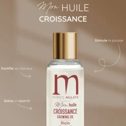 Huile de croissance au Ricin - stimule, fortifie, nourrit / 120ml