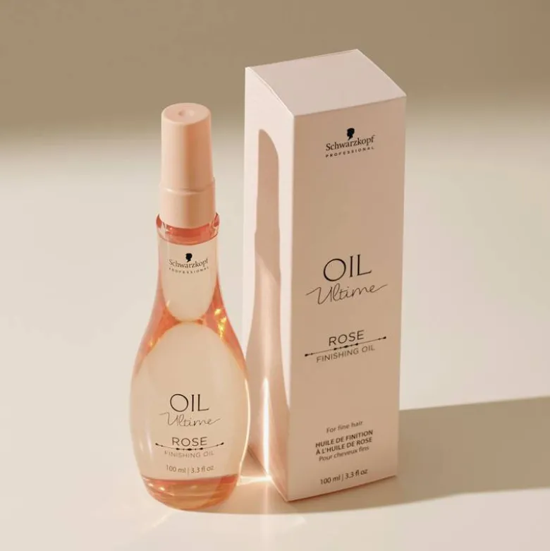 Huile de finition cheveux fins à normaux à l'huile de Rose Oil Ultime / 100ml