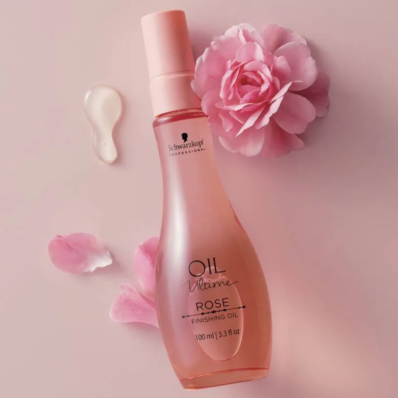 Huile de finition cheveux fins à normaux à l'huile de Rose Oil Ultime / 100ml