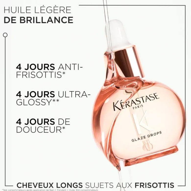 Huile légère brillance Glaze Drops Gloss Absolu / 45ml