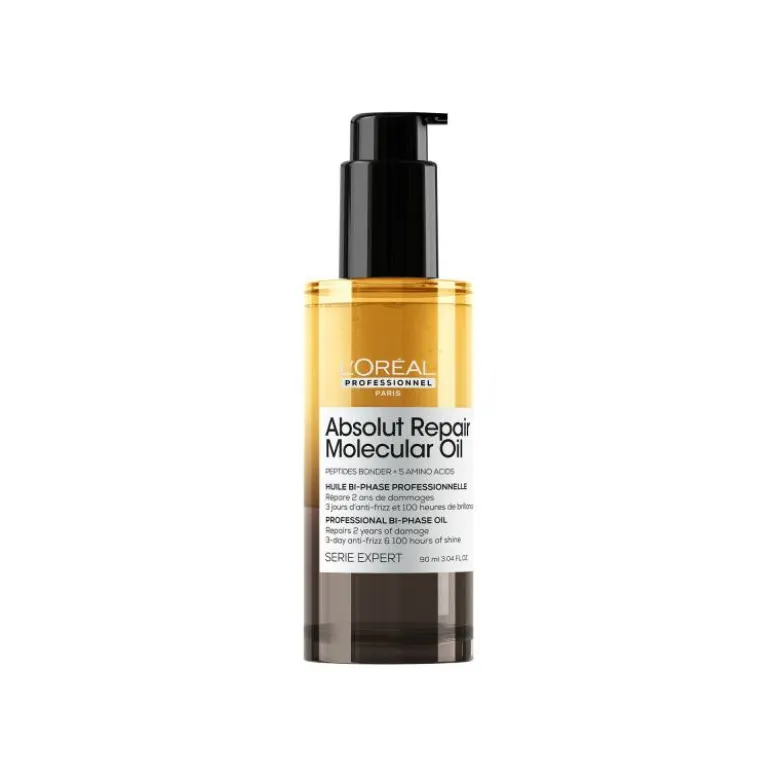 Huile réparatrice Absolut Repair Molecular – nutrition, anti-frisottis, brillance / 90ml