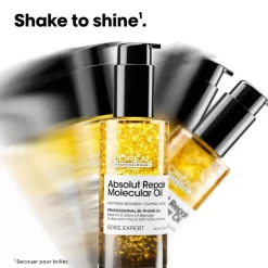 Huile réparatrice Absolut Repair Molecular – nutrition, anti-frisottis, brillance / 90ml