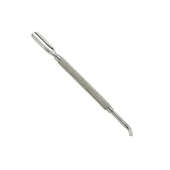 Instrument double gouge embout incurvé