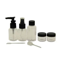 Kit de voyage (5 flacons en PET) Transparent