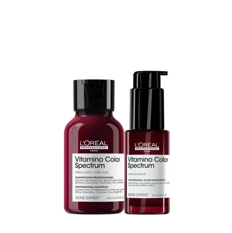 Kit duo brillance miroir Vitamino Color Spectrum (shampoing + sérum) / 130ml