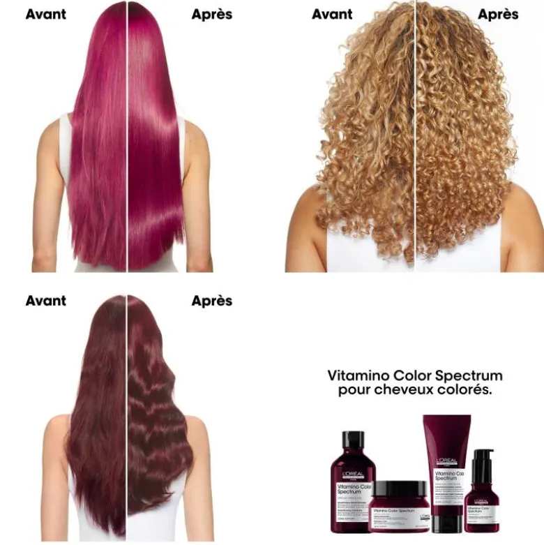 Kit duo brillance miroir Vitamino Color Spectrum (shampoing + sérum) / 130ml