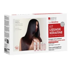 Kit lissage kératine – réduction de volume, brillance, réparation / 400ml