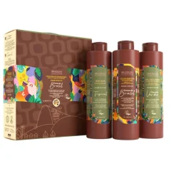 Kit lissage profond à la kératine végétalienne Bossa do Brasil / 1000ml