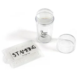Kit racloir & tampon Stamping transparent