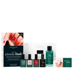 Kit routine Xtrem Flash - manucure semi-permanente Hortencia & Poppy Red / 160ml