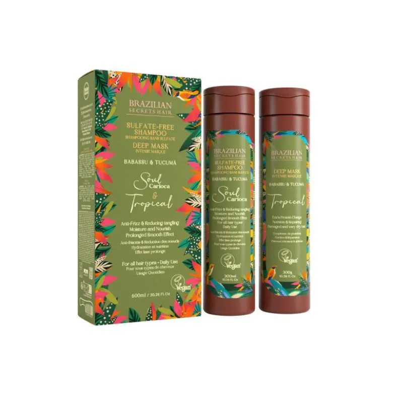 Kit Shampoing après-lissage Soul Carioca et Masque nourrissant intense Tropical / 300ml