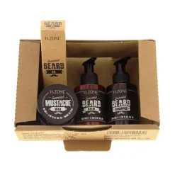 Kit shampooing, baume et huile barbe et moustache - Essential / 350g
