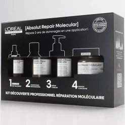 Kit soins Absolut Repair Molecular – réparation, force, élasticité / 900ml