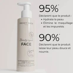 Lait démaquillant visage et yeux – douceur, hydratation, confort / 200ml