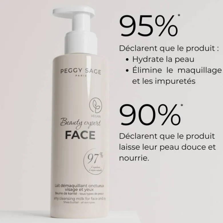 Lait démaquillant visage et yeux – douceur, hydratation, confort / 200ml
