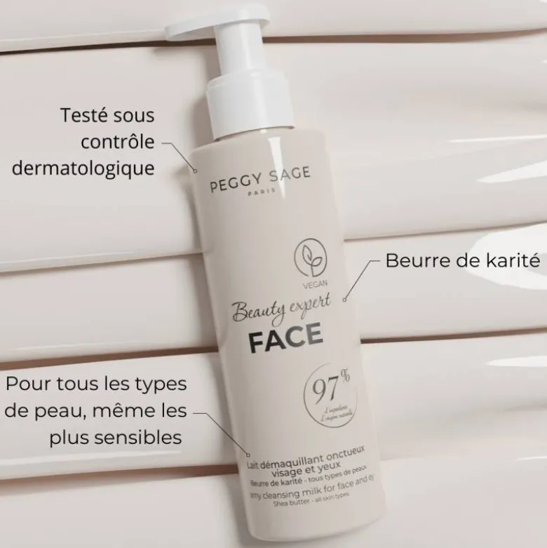 Lait démaquillant visage et yeux – douceur, hydratation, confort / 200ml