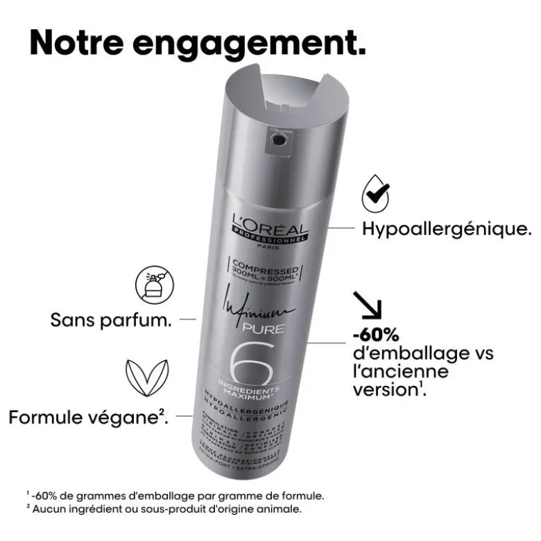 Laque Infinium Pure fixation extra forte / 300ml