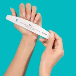 Lime à ongles demi-lune 100-180 Zébra