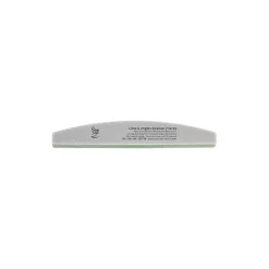 Lime à ongles épaisse 2 faces demi-lune 100-180 Gris & Vert
