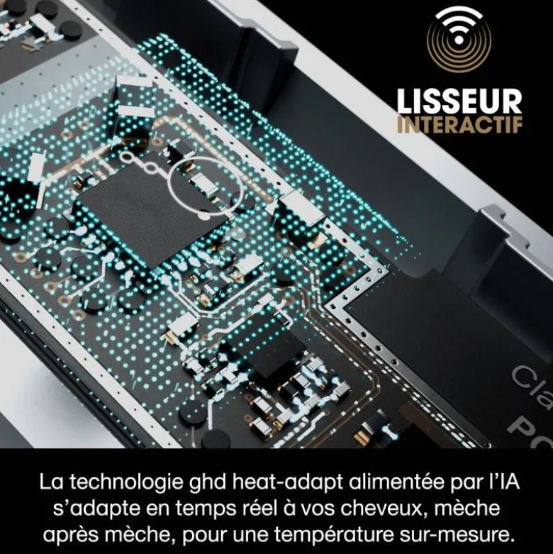 Lisseur ghd sculpt™ Noir – Interactif, zéro dommage, haute précision