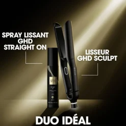 Lisseur ghd sculpt™ Noir – Interactif, zéro dommage, haute précision