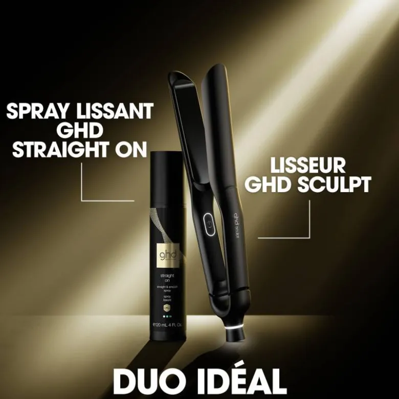 Lisseur ghd sculpt™ Noir – Interactif, zéro dommage, haute précision