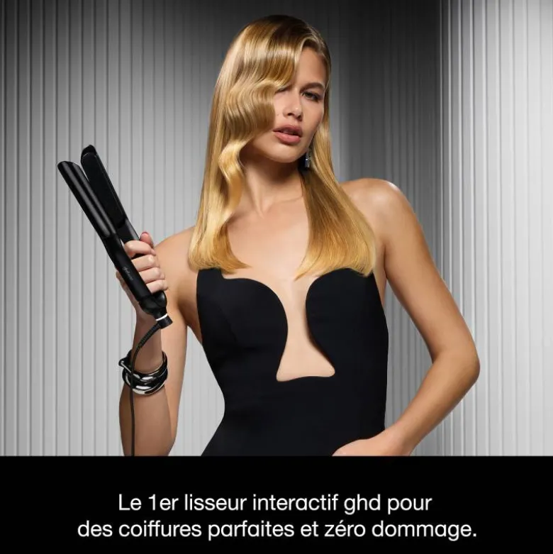 Lisseur ghd sculpt™ Noir – Interactif, zéro dommage, haute précision