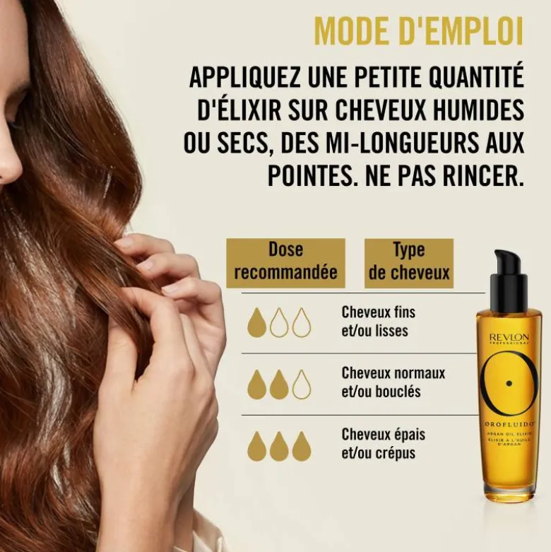 Élixir OROFLUIDO™ – Nourrit, répare, sublime / 85ml