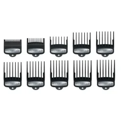Lot de 10 faux-peignes Premium tondeuse Wahl Noir