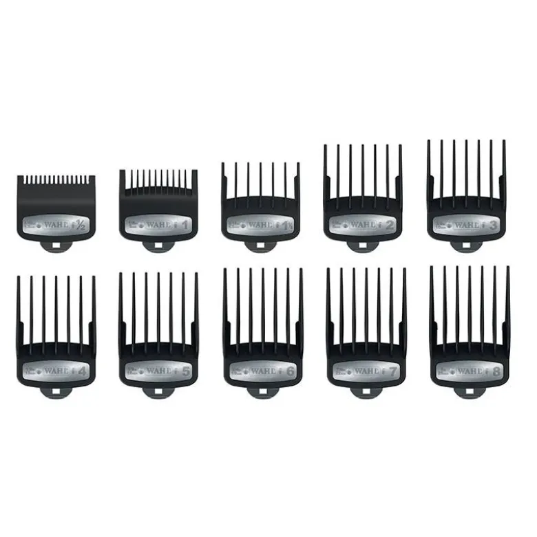 Lot de 10 faux-peignes Premium tondeuse Wahl Noir