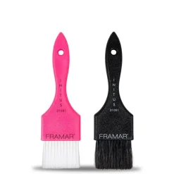 Lot de 2 pinceaux Power painter Noir & Rose