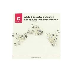 Lot de 3 épingles à chignon