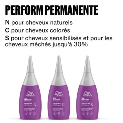 Lotion permanente Perform C – pour cheveux colorés, douceur et tenue / 75ml
