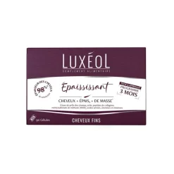 Luxéol Complément Alimentaire Épaississant 3 mois – épaissit, fortifie, sublime