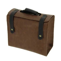 Mallette souple Barber Marron & Noir 28x25x11cm