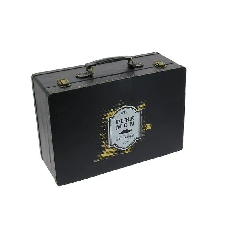 Mallette vintage barbier Noire