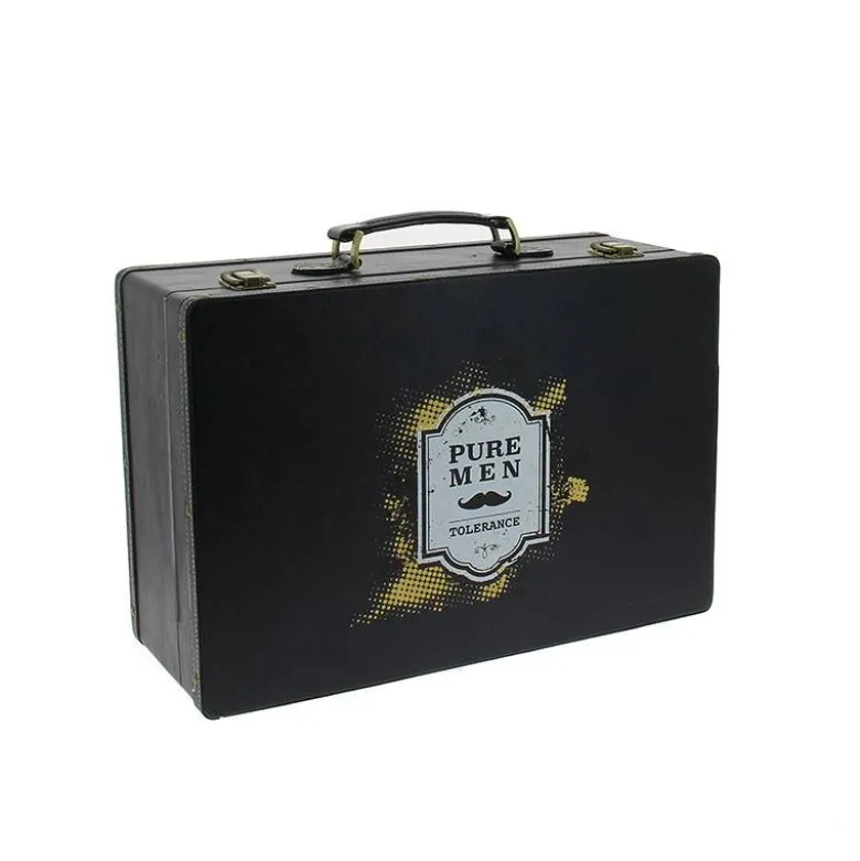 Mallette vintage barbier Noire