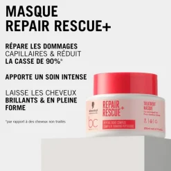 Masque BC Bonacure Repair Rescue+ – soin profond, réparation, cheveux sains / 500ml