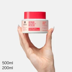 Masque BC Bonacure Repair Rescue+ – soin profond, réparation, cheveux sains / 500ml