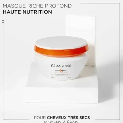 Masque capillaire Nutritive Masquintense Riche – nutrition intense et brillance / 200ml