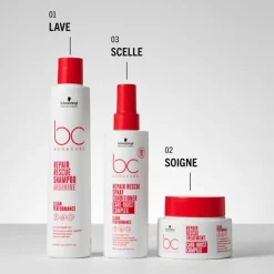 Masque cheveux abîmés BC Clean Repair Rescue Care-Boost Complex / 500ml