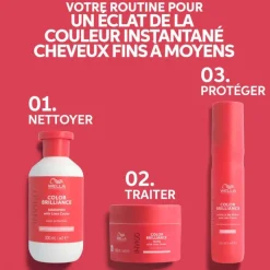 Masque couleur éclatante cheveux fins à moyens / 150ml