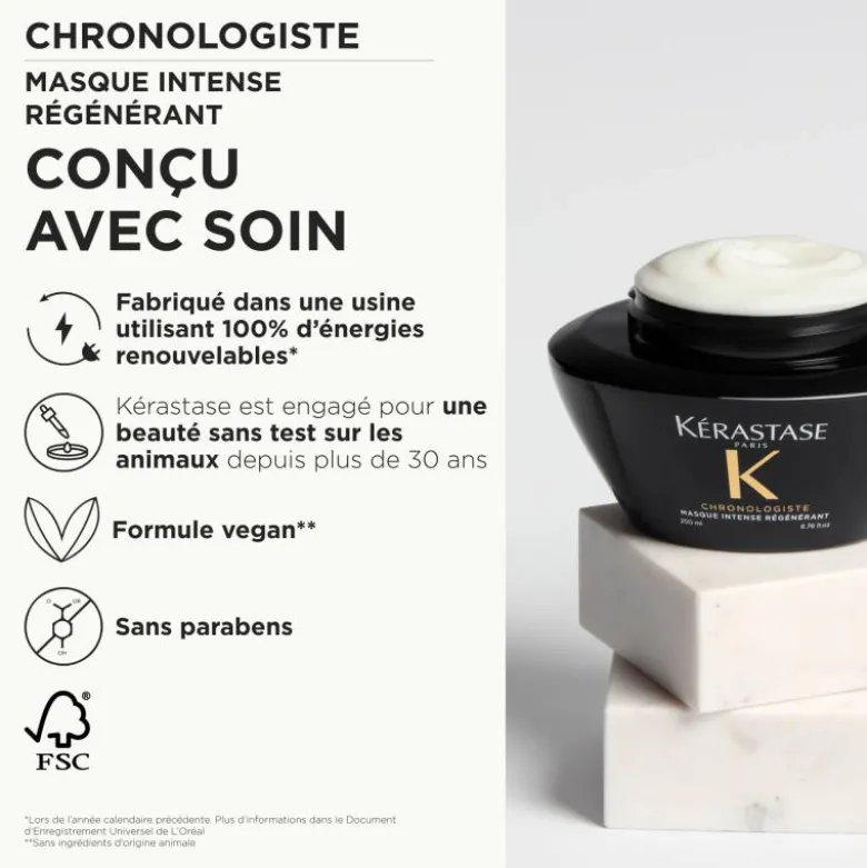 Masque Intense Régénérant Chronologiste - Hydratation, Réparation, Douceur / 200ml