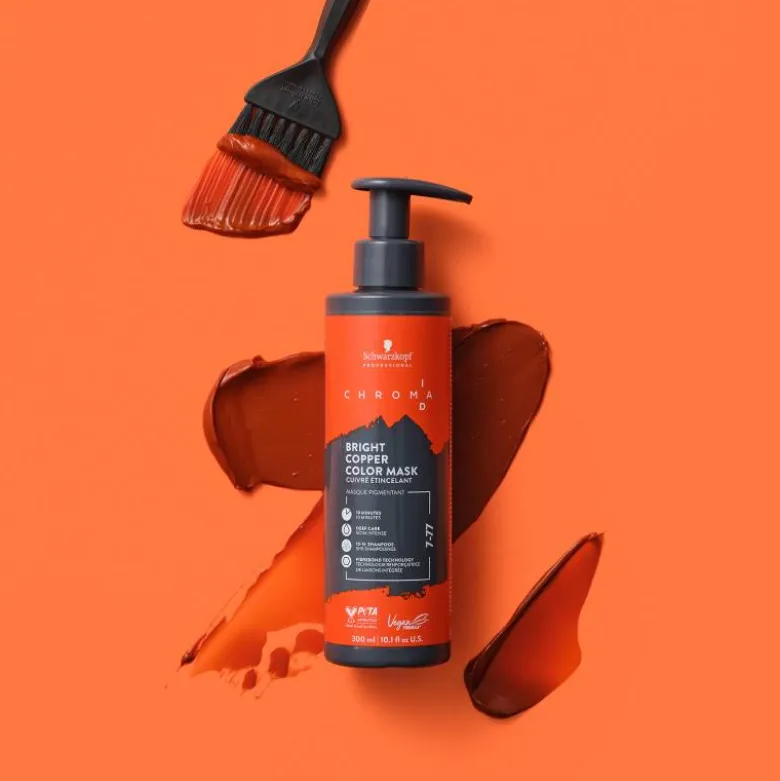 Masque pigmentant ChromaID 7-77 Cuivré étincelant / 300ml