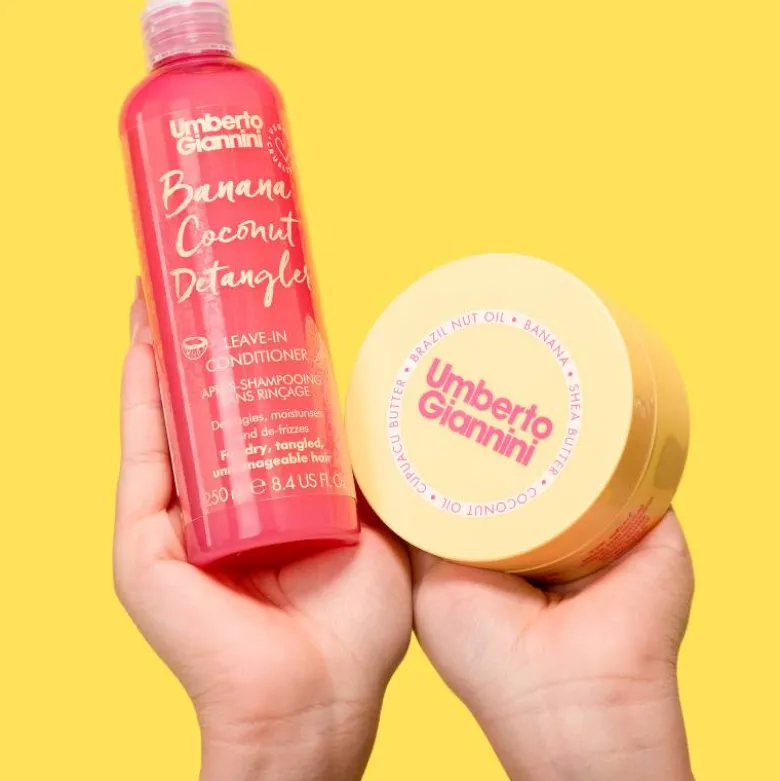 Masque réparateur sans rinçage Banana Butter – nourrit et dompte les frisottis / 200ml